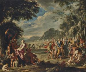 GARGIULO Domenico 1609-1675,The Gathering of the Manna,Christie's GB 2023-05-24