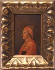 GARGIULO 1800-1800,Halbportrait des jungen Dante im Profil,Bloss DE 2017-03-20