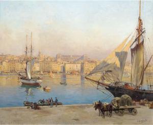 GARIBALDI Joseph 1863-1941,Le port de Marseille,Christie's GB 2003-03-20