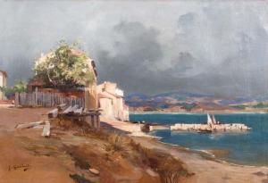 GARIBALDI Joseph 1863-1941,Les Lecques, près de Cassis,Aguttes FR 2020-12-14