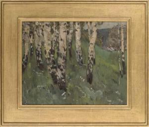Garikov Yuri 1941,Silver birches,1965,Christie's GB 2007-04-18