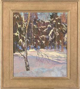 Garikov Yuri 1941,Winter twilight,1965,Christie's GB 2007-03-07