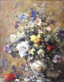 GARIN Louis 1888-1959,Vase de fleurs sur un entablement,Art Richelieu FR 2016-11-22