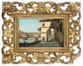 GARINEI E,Via degli Archibusieri iol Ponte Vecchio, Firenze,1887,Christie's GB 2009-12-11