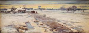 GARLAND Valentine Thomas 1840-1914,A winter landscape,1891,Bellmans Fine Art Auctioneers 2023-03-28