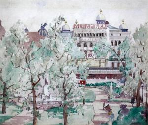 GARNER E.M. 1881-1956,The Alhambra, Leicester Square,1919,Gorringes GB 2015-10-21