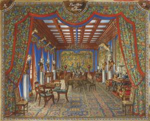 GARNEROFF KINGA 1900-1900,LA SALLE À MANGER DU PAVILLON DE RIBOURG, CHTEAU D,Sotheby's GB 2016-09-28