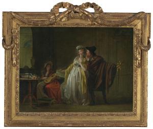 GARNIER Michel 1753-1819,A musical group in an interior,Christie's GB 2018-11-01