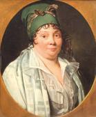GARNIER Michel 1753-1819,Portrait de femme au fichu vert,Rieunier FR 2009-04-01