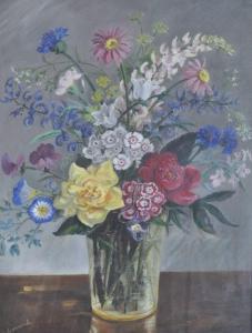 GARRARD Bain 1900-1900,still life flower study,Burstow and Hewett GB 2012-03-28