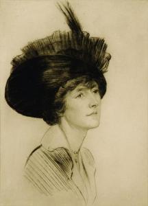 garratt arthur 1910-1920,Lady with feather in hat,Bloomsbury New York US 2010-03-24