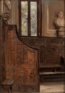 GARRATT Arthur Paine 1873-1955,The Panelling of Upper School, Eto,1909,Simon Chorley Art & Antiques 2019-07-23