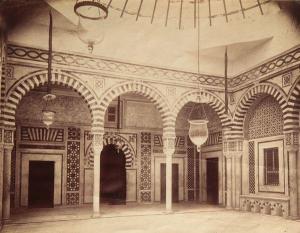 GARRIGUES J 1800-1900,Tunis. Intérieur d'une maison arabe,1880,Kapandji Morhange FR 2012-04-05