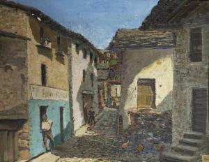 GARRONE Romolo 1891-1959,Chiaves - Valle di Lanzo,1932,Sant'Agostino IT 2023-07-06