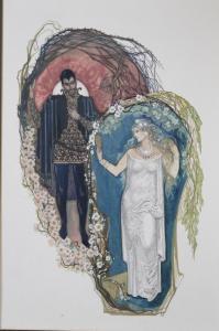 GARTMAN SHARPE Dorothy,Jewel/hand mirror scene from Faust,Dreweatts GB 2014-08-07