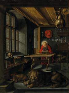 GARTNER Georg the Younger 1575-1654,Saint Jerome in his Study,Palais Dorotheum AT 2022-05-11