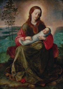 GARTNER Georg the Younger 1575-1654,The Virgin with the Swaddled Child in a landsc,Palais Dorotheum 2023-10-25