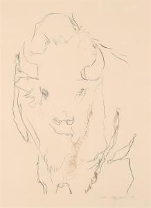 GARY Mauro 1944-2021,Bison,1989,Santa Fe Art Auction US 2023-03-16