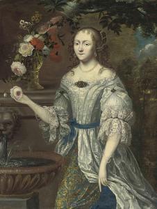 GASCARD Henri 1634-1701,Portrait of a lady traditionally identified as Mad,Christie's GB 2011-07-08