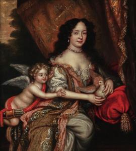 GASCARD Henri 1634-1701,Portrait of Louise Renee de Keroualle, Duches,Bellmans Fine Art Auctioneers 2021-10-12