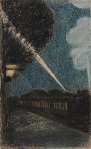 GASKIN Arthur Joseph 1862-1928,'The searchlight',1917,Bonhams GB 2022-11-22