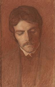 GASKIN Arthur Joseph 1862-1928,Portrait of Charles Gaskin,1888,Christie's GB 2022-07-14