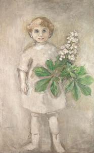 GASPART Alfredo 1900-1993,Jeune homme au bouquet de marro,Saint Germain en Laye encheres-F. Laurent 2023-07-22