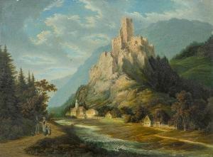 GASSNER SIMON 1755-1830,Landscapes with forest and river.,Galerie Koller CH 2015-09-16