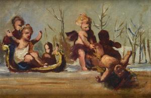 GASTALDI Andrea 1826-1889,Giochi di putti,Galleria Pananti Casa d'Aste IT 2023-07-18