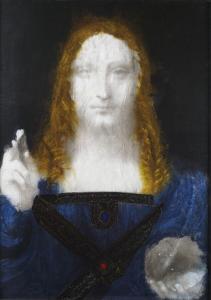 GASTAUD Daniel 1958,Salvator Mundi... after Da Vinci,Ruellan FR 2023-05-27