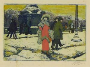 GATIER Pierre 1878-1944,L' hiver,1910,Winter Associates US 2023-01-16