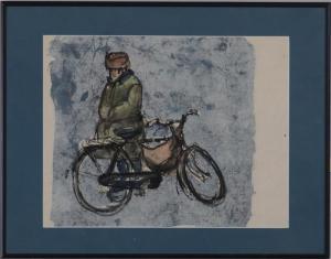 GATO Bryan,Man with Bicycle,Stair Galleries US 2014-03-21