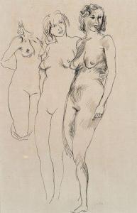 GATTUSO Rinato 1912,Nude Sketch,Skinner US 2005-05-20