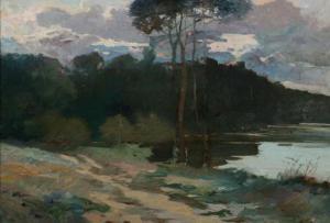 GAUDARD L 1900-1900,SUNRISE ON THE LAKE,Sloans & Kenyon US 2010-11-13