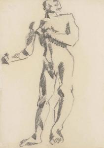 GAUDIER BRZESKA Henri 1891-1915,Standing male nude,Christie's GB 2017-11-17