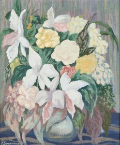 GAUDISSARD Emile 1872-1956,Bouquet de fleurs,Osenat FR 2024-03-24