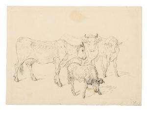 GAUERMANN Friedrich,two landscapes with herdsmen and their flock,Palais Dorotheum 2024-03-28