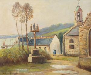 GAUFFRIAUX Emile 1877-1957,La baie vue du calvaire,Ruellan FR 2022-04-23