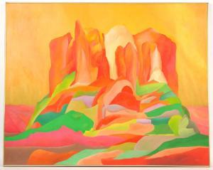 GAUGHAN Tom 1930-1985,Red Mountains, Arizona,Kamelot Auctions US 2019-06-13
