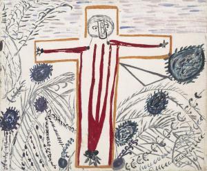 GAUGUIN Emile 1899-1980,Crucifixion,1961,Mallams GB 2020-12-16