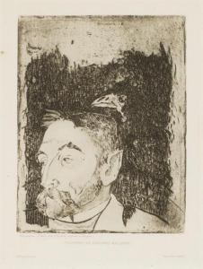 GAUGUIN Paul 1848-1903,Portrait de Stéphane Mallarmé,Heffel CA 2018-10-25