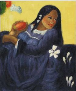 GAUGUIN T 1800-1800,Woman with a Mango,Daniel's Auction House US 2010-08-18