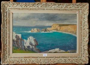 GAULET Henry 1863-1936,Les falaises en Normandie,Mercier & Cie FR 2020-04-22