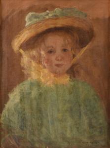 GAULEY Robert David 1875-1943,Portrait of a Young Girl,Simpson Galleries US 2017-10-14