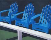 GAULKE Judy,Three Blue Chairs,1992,Bonhams GB 2011-01-23