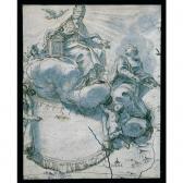 GAULLI BACICCIA Giovan Battista 1639-1709,disegno per una mappa o per un' antiporta con a,Sotheby's 2004-06-22