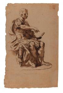 GAULLI BACICCIA Giovan Battista 1639-1709,Study for the figure of Scipio,Sotheby's GB 2024-02-02