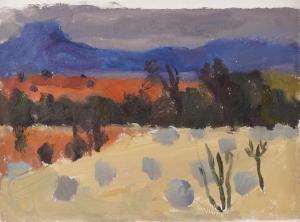 GAULT Annabel 1952,Pedernal Mountain I,2008,Bellmans Fine Art Auctioneers GB 2022-09-06