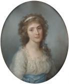 GAULT DE SAINT GERMAIN Anna 1760-1832,Portrait de femme,1789,Pescheteau-Badin FR 2011-10-17