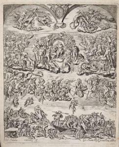 GAULTIER Leonard 1561-1630,Le Jugement Dernier, d'après Michel-Ange,De Maigret FR 2021-07-05